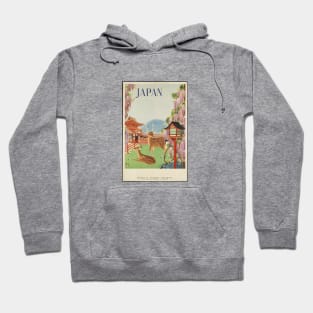 Japan Vintage Travel Poster Hoodie